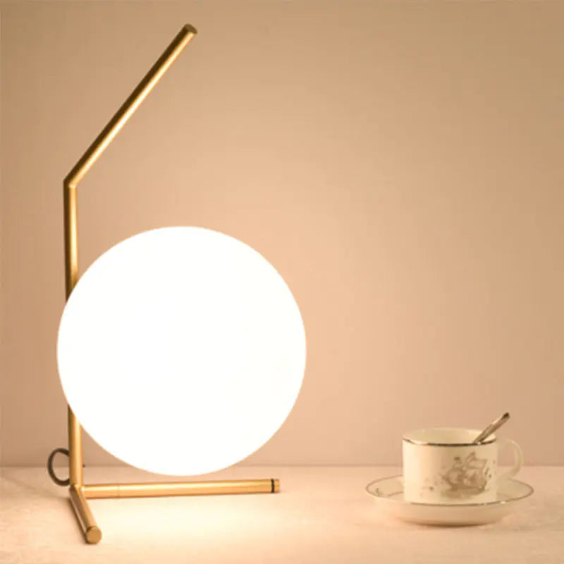 Modern Nordic Eye-Caring Gold Table Lamp for Rooms