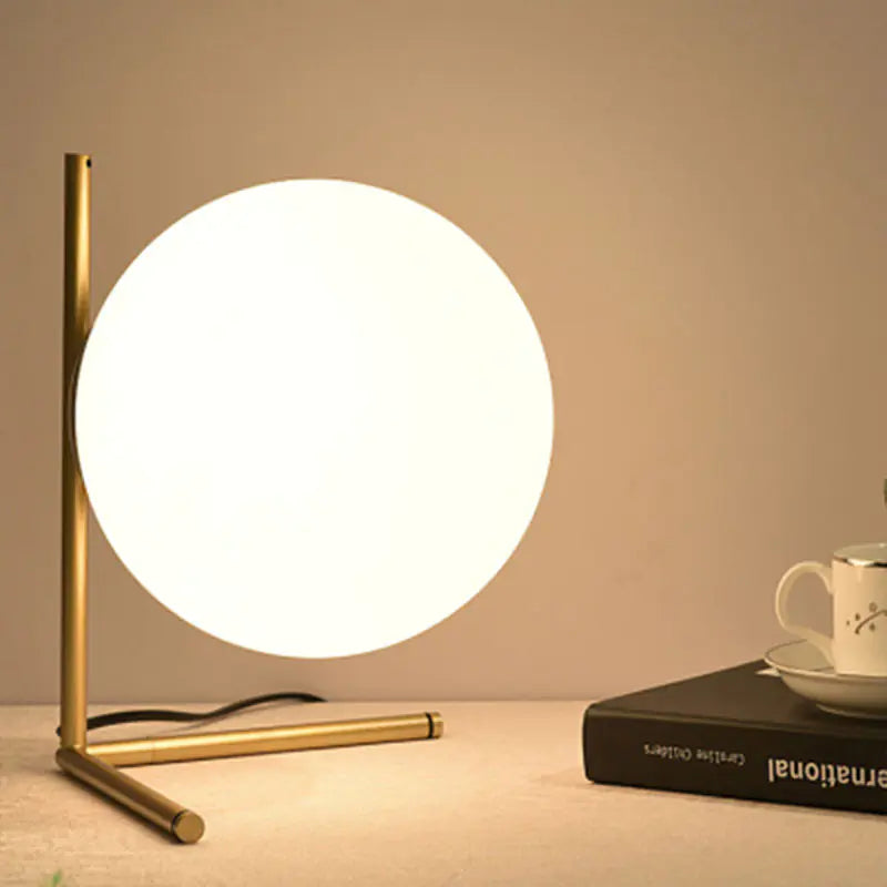 Modern Nordic Eye-Caring Gold Table Lamp for Rooms