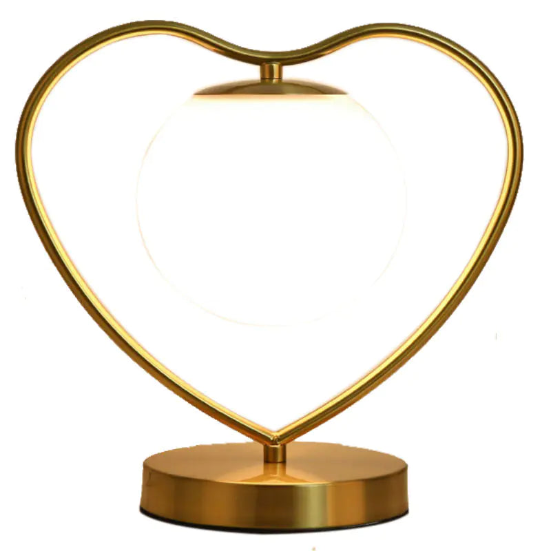 Modern Nordic Eye-Caring Gold Table Lamp for Rooms