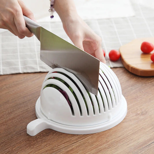Salad Cutter Bowl for Easy Fruit Preparation