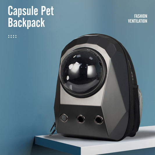 Breathable Pet Carriers Dog Cat Backpack Travel Space Capsule